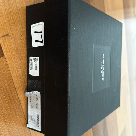 Saint Laurent Platform Black Sandals - Picture 6 of 6